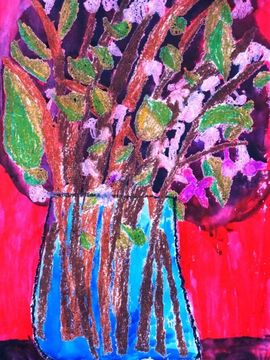 Соколова Александра, 6 лет, Сирень, б., смеш. тех., г. Волгоград
