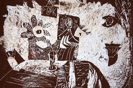 Цымбалов Марк, 10 лет, Весна на письменном столе, б., воскография, г. Волгоград