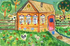 Грачёва Наталья, 10 лет, Моя дача, б., смеш. тех., г. Дзержинск, преп. Белосельская