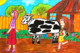 Бигина Мария, 7 лет, В гостях у бабушки, ДШИ, г. Волгодонск