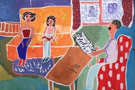 Генералова Ольга, 9 лет, Тёплый дом, б., гуашь, г. Волгоград