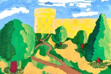 Котельников Данила, 11 лет, Смоленская крепость, б., гуашь, МБОУ ДОД ДШИ, г. Астрахань, преп. Берснева Е.Д.
