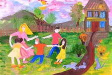 Лаптева Яна, 11 лет, Наш любимый детский сад, б., гуашь, МБОУ ДОД ДШИ №22, г. Гурьевск, преп. Быкова Н.Н.