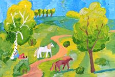 Остахов Мирон, 9 лет, Донские просторы, б., гуашь, ДШИ, г. Новошахтинск, преп. Ивлева А.Г.