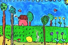 Слободских Софья, 7 лет, Пейзаж, б., гуашь, г. Волгоград