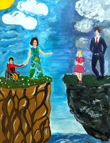 Лохматова Ирина, 11 лет, Выбор за тобой, б., смеш. тех., ГКСУ СО Городищенский социально-реабилитационный центр для несовершеннолетних
