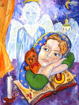 Фалина Яна, 11 лет, Размышления, б., смеш. тех., ДШИ №7, г. Дзержинск