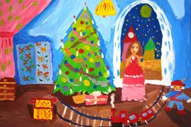 Федорова Полина, 8 лет, Щелкунчик, б., гуашь, г. Волгоград 