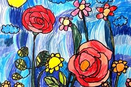 Соловьева Алиса, 5 лет, Цветочный парк, б. смеш. техн.