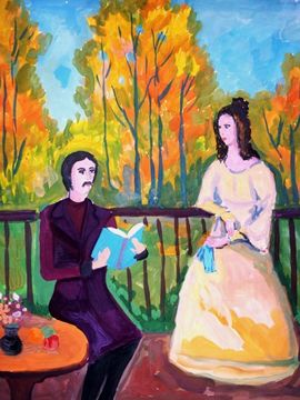 Кудрякова Мария, 14 лет, Наши предки, б., гуашь, ДХШ им.А.А.Бузовкина, г.Серпухов