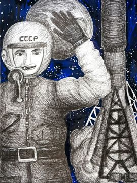 Шестак Мария, 12 лет, Он сказал Поехали! б., смеш.тех., ДШИ, с.Лузино, Омская обл.