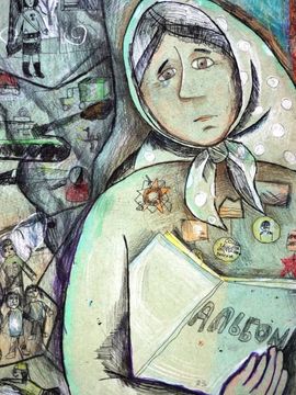 Андриевский Алексей, 10 лет, Воспоминания моей прабабушки, тон. б., смеш.тех., ГШИ, г.Кузьмичи