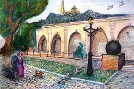 Барбашина Елена, 14 лет, История моего города, б., смеш. тех., ДХШ №2, г. Липецк
