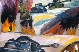 Горбунова София, 11 лет, Они сражались за Родину, б., гуашь, ДХШ, г. Волгодонск, Ростовская обл.