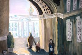 Карпова Алина, 14 лет, Ленинград, блокада, б., гуашь, ДХШ №2, г. Липецк