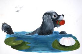 Рапстегаева Виктория, 14 лет,  Томка, б., гуашь, ДХШ №2 им. Б.И. Сурикова, г. Липецк