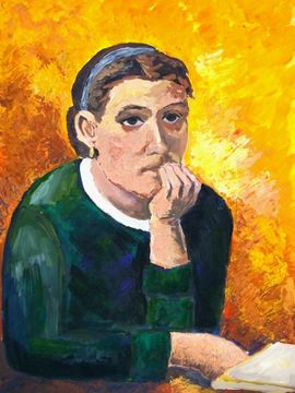 Туранов Денис, 14 лет, В. Г. Петров Дворник-самоучка, б., гуашь, ДХШ, г. Волгодонск, Ростовская обл.