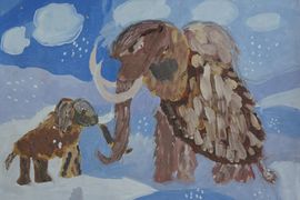 Шишлянникова Анастасия, 7 лет, Семейство, б., гуашь, ВОДХГ,  г.Волгоград