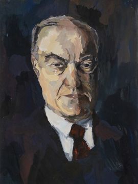 Горюнова Анастасия, 14 лет, П.Д. Корин Портрет Леонидова, б., гуашь, ДХШ №3, г. Пенза
