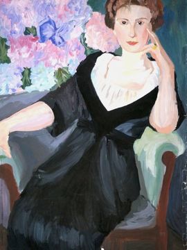 Евсеева Екатерина, 15 лет, И.Н. Крамской Портрет С.И. Крамской, б.. гуашь, ДХШ №3, г. Пенза