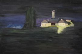 Кирина Анна, 15 лет, А.И. Куинджи Украинская ночь, б., гуашь, ДХШ №2, г. Липецк