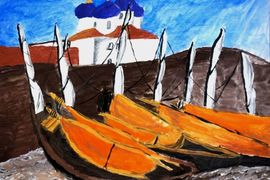 Беззубов Артем, 12 лет, П. Осовский Соймы, б., гуашь, изостудия Фантазер, г.Киров