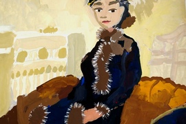 Ибрина Вероника, 10 лет, И. Н. Крамской, Неизвестная, б., гуашь, ДХШ, г. Североморск, Мурманская обл