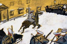 Россохин Константин, 13 лет, В.А. Серов Солдатушки, браво ребятушки, б., смеш.тех., ДХШ №2, г.Липецк