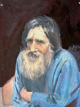 Волныкина Анастасия, 13 лет, И.Н. Крамской Мина Моисеев, б., гуашь, ДХШ, г. Пенза