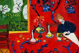 Тимошенко Ксения, 12 лет, А. Матисс Красная комната, ДШИ, г. Исилькуль, Омская обл.