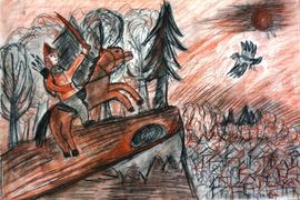 Волина Анна, 13 лет, Добрыня Никитич, б., смеш.тех., Называевская ДШИ, Омская обл.