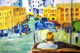Ахмедова Мадина, 13 лет, Ю.И. Пименов Новая Москва, б., гуашь, ШИ №9, г. Махачкала