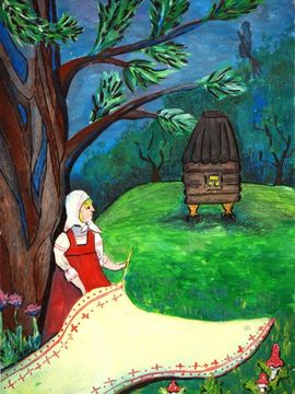 Легезина Рита, 10 лет, Волшебная иголочка, б., смеш.тех., ДШИ, п. Береславка, Волгоградская обл.