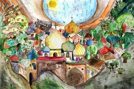 Негробова Полина, 12 лет, Сказка о царе Салтане, б., смеш.тех., ДХШ №2, г. Липецк