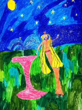 Бритова Алина, 8 лет, Принцесса, б., смеш.тех., ВОДХГ, г. Волгоград