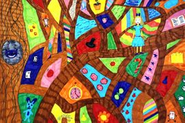 Уразаева Динаа, 13 лет, Исчезающая улыбка, б., фломастеры, г. Ишимбай
