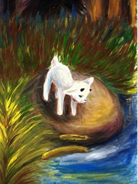 Холопова Даша, 15 лет, Братец Иванушка, б., гуашь, ДХШ №2, г. Липецк