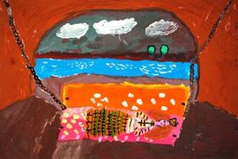 Щербакова Аня, 7 лет, Спящая царевна, б., гуашь, ВОДХГ, г. Волгоград