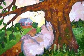 Леонтьева Алиса, 11 лет, Лисичка, б., гуашь, ДШИ, п. Фаленки, Кировская обл.
