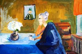 Александрина София, 16 лет, Ожидание, б., гуашь, ДТ Русинка, Волгоградская обл., г. Волжский