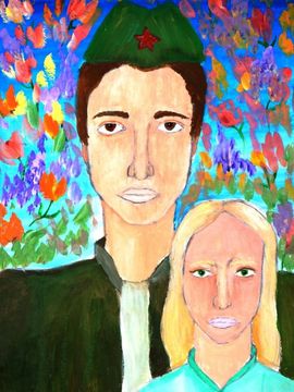Богачева Александра, 12 лет, День Победы, б., гуашь, ХШ им. В.А. Серова, г. Тверь