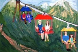 Ляпина Екатерина, 12 лет, Красная поляна, б., гуашь, ДХШ №2, г. Липецк