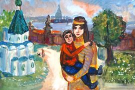 Максимова Юля, 12 лет, Возрождение, б., акварель, ДШИ №5, г. Дзержинск, Нижегородская обл.