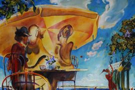Шолох В.Н. Сиреневый май. 80х96 х.,м. 2015 год.