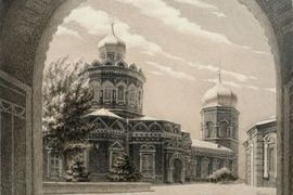 Новикова Е.П. Казанский собор, 32х46,б. тушь, 2009г.
