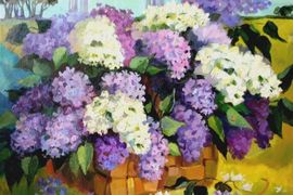 Рухлина Н.В., Волгоградская сирень, 50х60, х.м., 2019г.