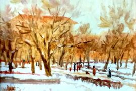 Рухлина Н.В., Улица Чуйкова, 30х40, к.м., 2005г.