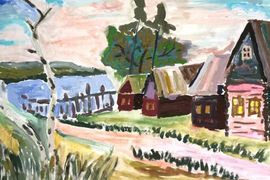 Митрофанова Кристина,12 лет,б.,гуашь,ДХШ,г.Сальск