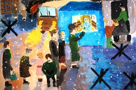 Кленкова Анна, 11 лет, Суточный паек, б., гуашь, ДХШ №3, г. Пенза