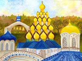 Пронина Анастасия, Усть-медведицкий  спасо-преображенский монастырь, б., гуашь, 13лет, МОУ СШ№40